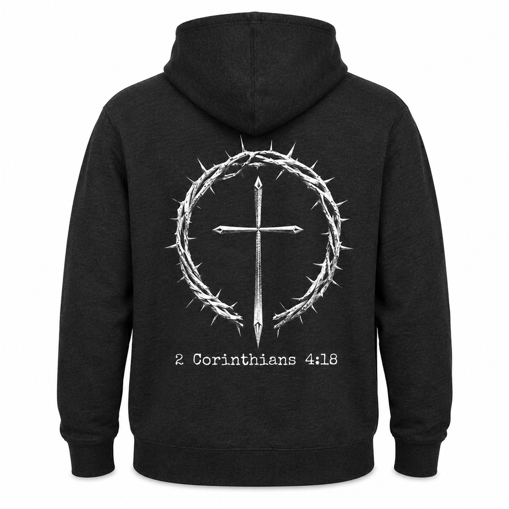 2 Corinthians 4:18- Christian Hoodie